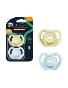 TOMMEE TIPPEE SUCCHIETTI ULTRA LIGHT 6-18 MESI SILICONE 2PZ